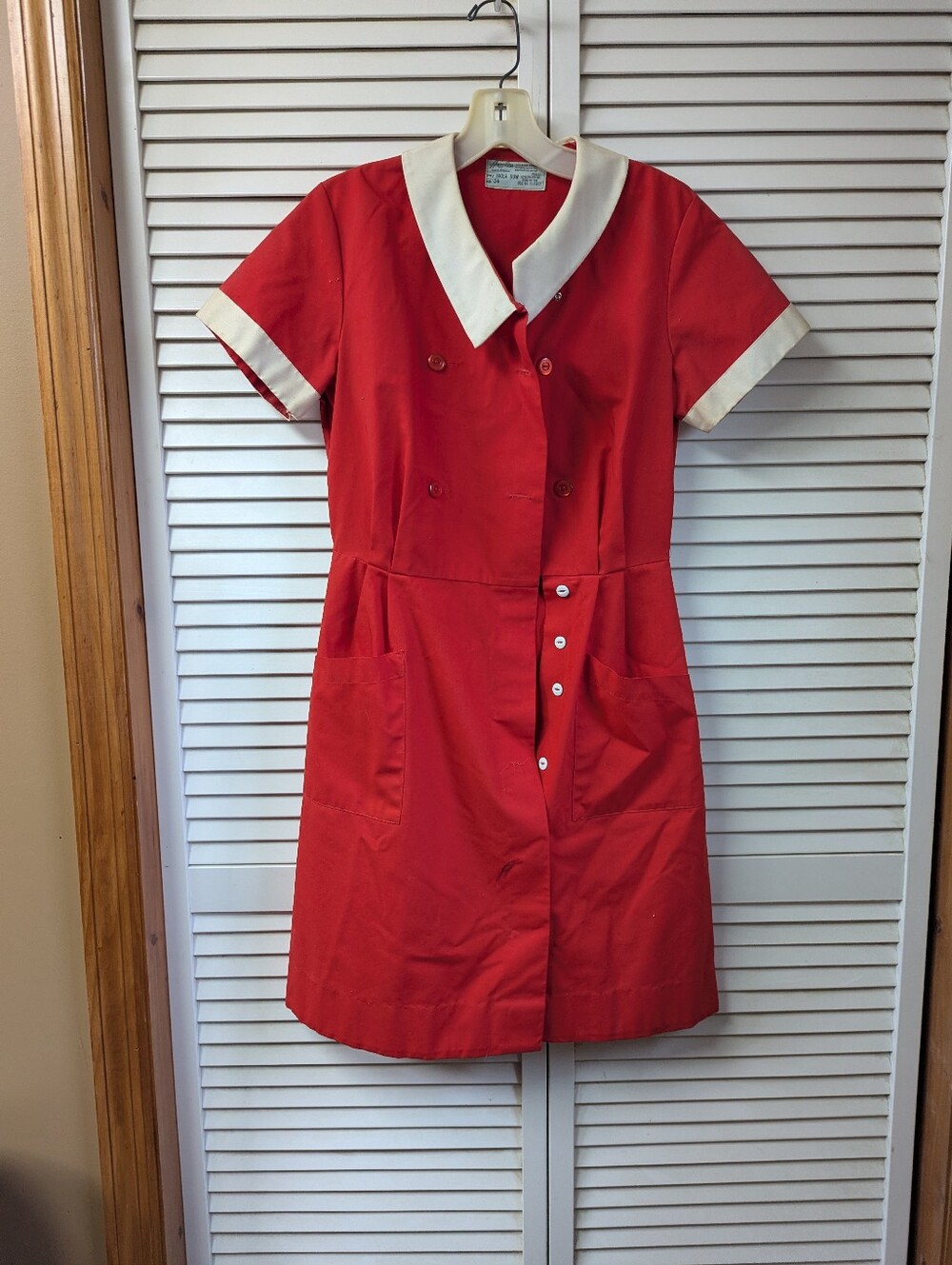 Vintage Red Lobster Uniform Dress